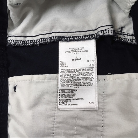 GAP Navy Blue Trouser Shorts - Picture 4 of 6